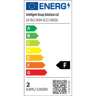 Intelligent LED Solutions Rigid White LED Strip 2.7V, 3.5V, 4000K Colour Temperature ILR-ON12-NUWH-SC211-WIR200.