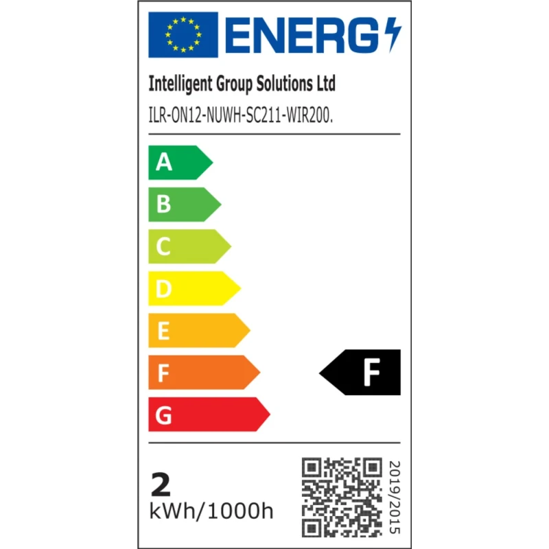 Intelligent LED Solutions Rigid White LED Strip 2.7V, 3.5V, 4000K Colour Temperature ILR-ON12-NUWH-SC211-WIR200.