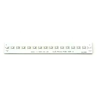 Intelligent LED Solutions 24V Blue LED Strip 150mm Length 3000K Colour Temperature Rigid Durable ILS-P516-0150-DEBL-SC201.