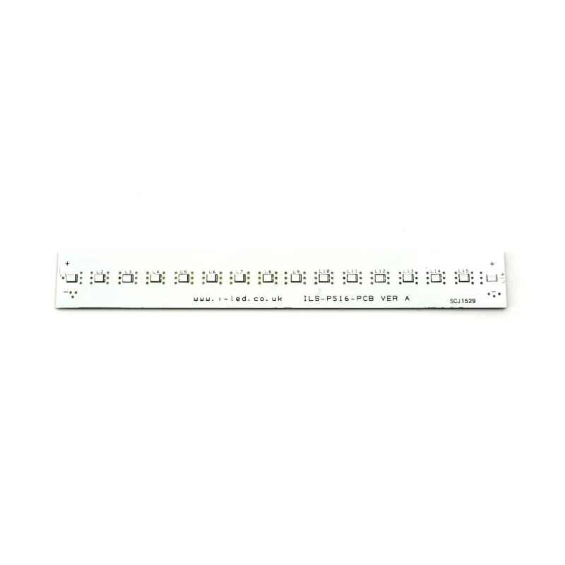 Intelligent LED Solutions 24V Blue LED Strip 150mm Length 3000K Colour Temperature Rigid Durable ILS-P516-0150-DEBL-SC201.
