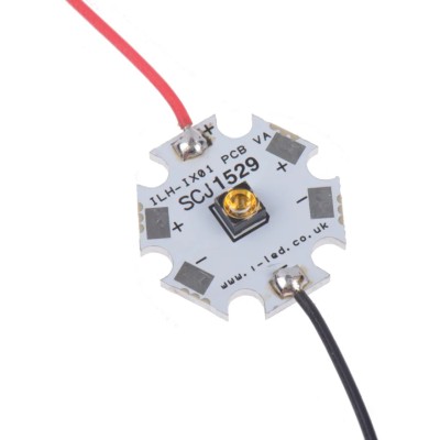 Intelligent LED Solutions OSLUX PowerStar 810 nm IR LED PCB Screw package ILH-IX01-81SL-SC201-WIR200.
