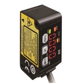 Panasonic Background Suppression Distance Sensor, Block Sensor, 30 mm, NPN Output, IP67, Laser Light Source HG-C1030