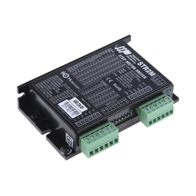 Applied Motion Systems Stepper Motor Controller Amplifier, 48V dc Supply, 300 mA to 2.2A Output Current STR-2M