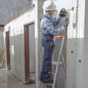 TUBESCA Anodised Aluminium 4 Steps Step Ladder 0.88m Platform Height 1.54m Open Length 02370004