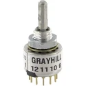 Grayhill 56 Series 12 Position DP12T Single Deck Rotary Switch 200mA PCB Terminal DP12T