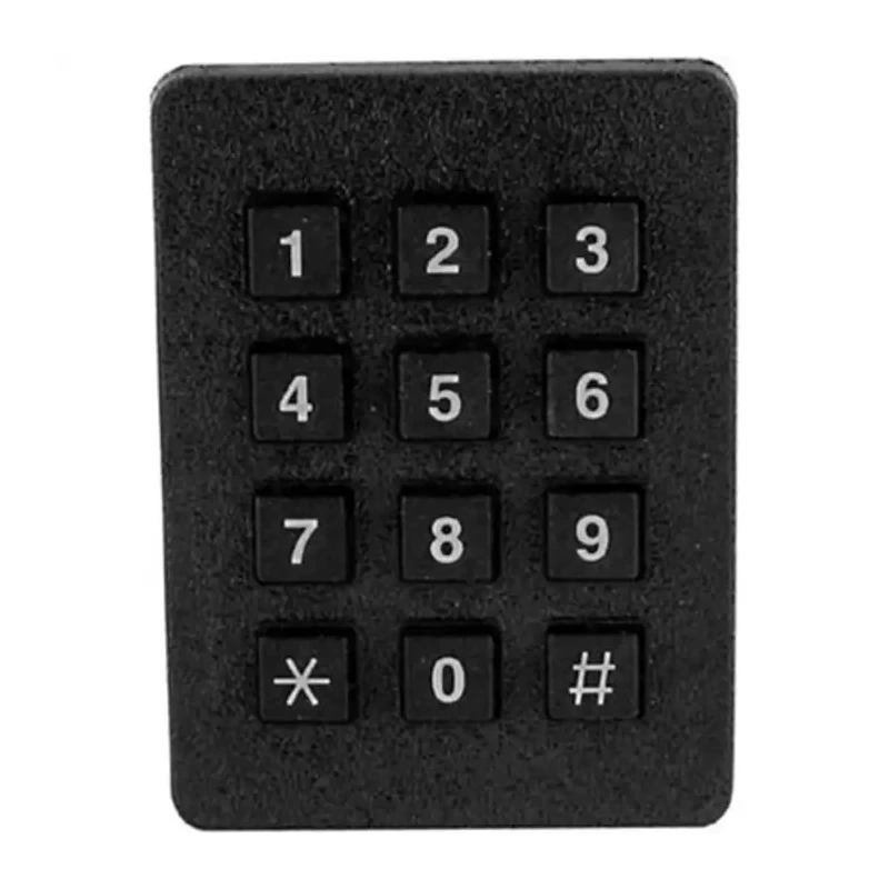 Grayhill IP40 12 Key Cycolac FR15 ABS Keypad 3 x 4 Layout Silicone Rubber Actuators 96AB2-102-F