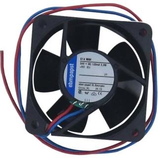 ebm-papst 600 N Series Axial Fan 24V DC 2.9W 0.12A Max 56 m³/h IP20 60mm x 25.4mm x 25.4mm 