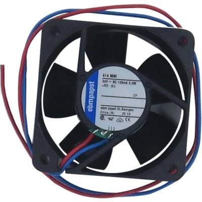 ebm-papst 600 N Series Axial Fan 24V DC 2.9W 0.12A Max 56 m³/h IP20 60mm x 25.4mm x 25.4mm 