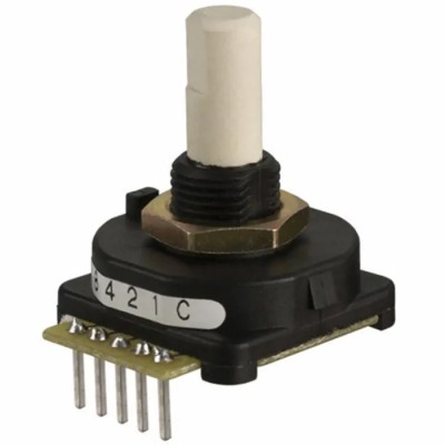 Grayhill 28V dc Mechanical Rotary Encoder with 6.35 mm Flatted Shaft, Panel Mount 25LB22-H