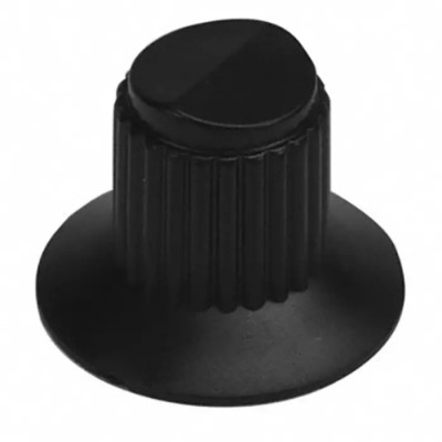 Grayhill Rotary Switch Knob Black for Use with Rotary Switch, Encoders 11K5015-JMNB