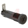 Littelfuse 10A Panel Mount Fuse Holder, 1 Pole, Glass Filled Thermoplastic Body, Compatible with 3AG Fuse 03455LS7H