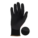 Skytec Beta 1 Red, Black Nylon Spandex Work Gloves Size 9 Nitrile Foam Coating SKY50
