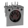 Switchcraft 5 Pole Right Angle Standard DIN Connector PCB Female 3A 34V DC 57PC5FS