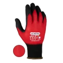 Skytec Beta 1 Black, Red Nylon, Spandex Work Gloves Size 10/XL Nitrile Foam Coating SKY50