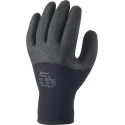 Skytec Black Nylon Work Gloves Size 10/XL with Polyvinyl Chloride PVC Coating Thermal Resistance SKY08