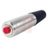 Switchcraft Push Button Switch Momentary Cable SPDT Red Actuator 6ft Length ED903