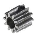 RS PRO Steel 10 Teeth Narrow Face Spur Gear 1 Module, 6mm Bore, 10 mm Pitch Diameter, 12.5 mm Hub Diameter 878-7897