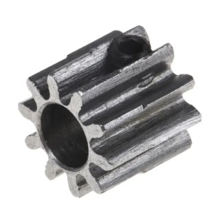 RS PRO Steel 10 Teeth Narrow Face Spur Gear 1 Module, 6mm Bore, 10 mm Pitch Diameter, 12.5 mm Hub Diameter 878-7897