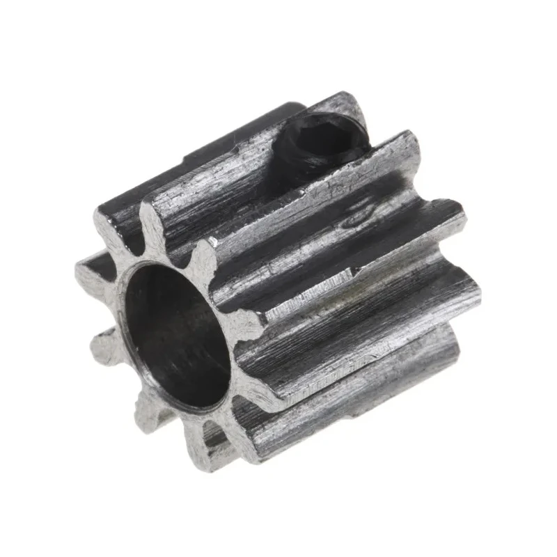 RS PRO Steel 10 Teeth Narrow Face Spur Gear 1 Module, 6mm Bore, 10 mm Pitch Diameter, 12.5 mm Hub Diameter 878-7897