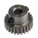 RS PRO Steel 25 Teeth Spur Gear 0.5 Module 4mm Bore 12.5 mm Pitch Diameter 9 mm Hub Diameter 878-7825
