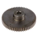 RS PRO Steel 60 Teeth Spur Gear 0.5 Module 4mm Bore 30 mm Pitch Diameter 10 mm Hub Diameter 878-7847