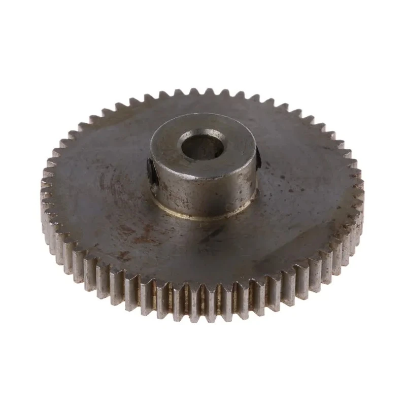 RS PRO Steel 60 Teeth Spur Gear 0.5 Module 4mm Bore 30 mm Pitch Diameter 10 mm Hub Diameter 878-7847