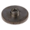 RS PRO Steel 60 Teeth Spur Gear 0.5 Module 4mm Bore 30 mm Pitch Diameter 10 mm Hub Diameter 878-7847