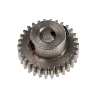 RS PRO Steel 30 Teeth Spur Gear 0.5 Module 4mm Bore 15 mm Pitch Diameter 9 mm Hub Diameter 878-7834