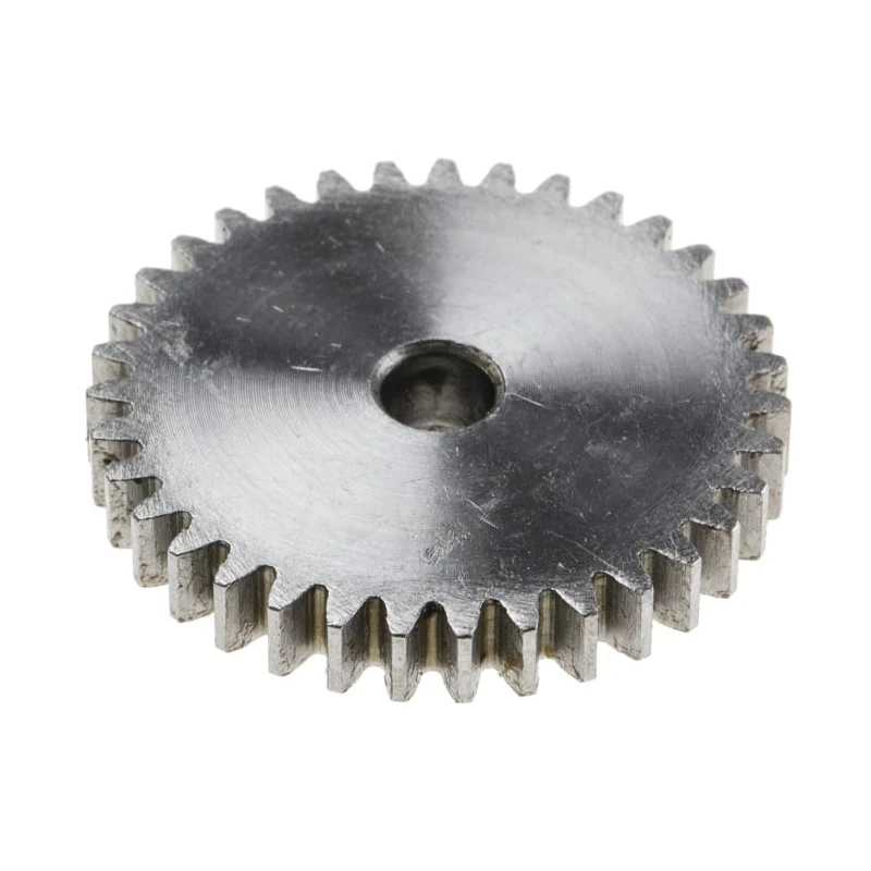 RS PRO Steel 30 Teeth Spur Gear, 1 Module, 6mm Bore, 30mm Pitch Diameter, 14mm Hub Diameter 878-7916