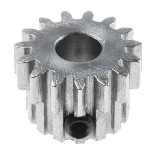 RS PRO Steel 15 Teeth Spur Gear 1 Module 6mm Bore 15 mm Pitch Diameter 14 mm Hub Diameter 878-7900