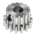RS PRO Steel 15 Teeth Spur Gear 1 Module 6mm Bore 15 mm Pitch Diameter 14 mm Hub Diameter 878-7900