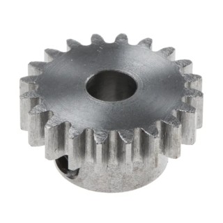 RS PRO Steel 20 Teeth Spur Gear, 1 Module, 6mm Bore, 20 mm Pitch Diameter, 14 mm Hub Diameter 878-7904