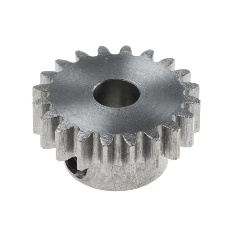 RS PRO Steel 20 Teeth Spur Gear, 1 Module, 6mm Bore, 20 mm Pitch Diameter, 14 mm Hub Diameter 878-7904