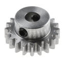 RS PRO Steel 20 Teeth Spur Gear, 1 Module, 6mm Bore, 20 mm Pitch Diameter, 14 mm Hub Diameter 878-7904