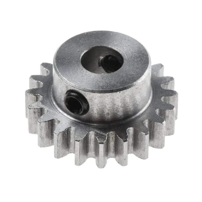 RS PRO Steel 20 Teeth Spur Gear, 1 Module, 6mm Bore, 20 mm Pitch Diameter, 14 mm Hub Diameter 878-7904