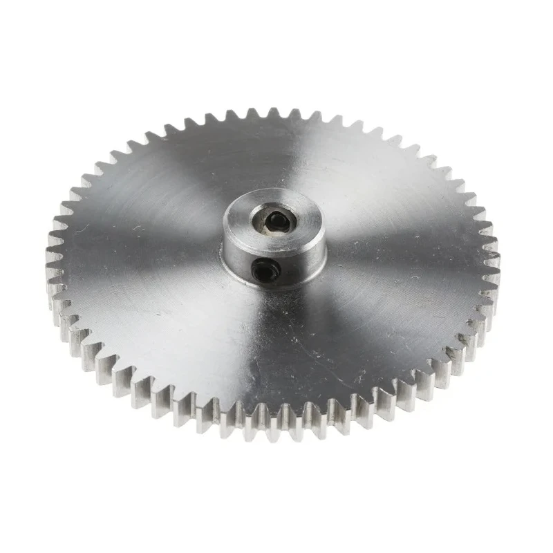RS PRO Steel 60 Teeth Spur Gear, 1 Module, 6mm Bore, 60mm Pitch Diameter, 14mm Hub Diameter 878-7926