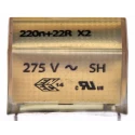 KEMET P409 Paper Capacitor X2 220nF 275V AC 275V DC Through Hole Mount P409CP224M275AH220