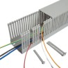 Betaduct Metric Grey PVC Cable Trunking Open Slot W25mm x D60mm x L2m