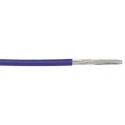 Alpha Wire Hookup Wire TEFLON Series Blue 0.2 mm² 24 AWG Silver Plated Copper Conductor 600V 200°C 30m 5854 BL005