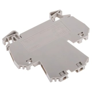 RS PRO Double Level Terminal Block Beige 2.5mm² 2-Level Screw Termination 800V 24A 878-7471