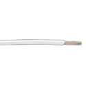 Alpha Wire Hook Up Wire TEFLON Series White 0.2 mm², 24 AWG, 19/0.13 mm Strands, 30 m Length, Silver Plated 5854 WH005