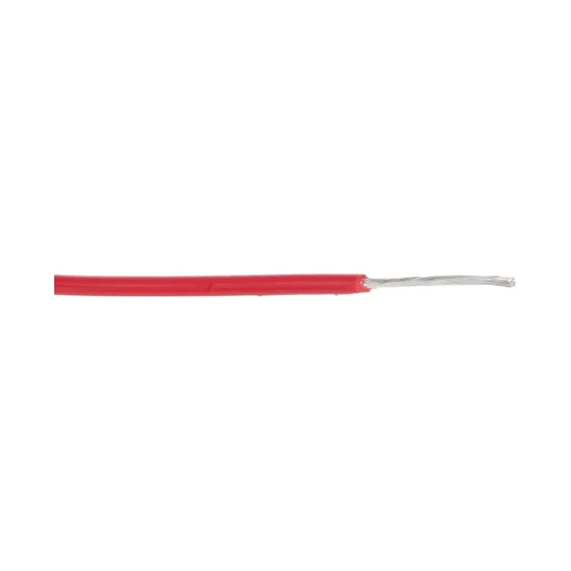 Alpha Wire Hookup Wire TEFLON Series Red 0.2 mm² 24 AWG Silver Plated Copper 1 kV 30 m 5874 RD005