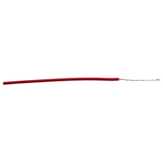 Alpha Wire Hookup Wire TEFLON Series Red 0.06 mm² 30 AWG 7 Strand 30.5 m Polytetrafluoroethylene Insulated 2841/7 RD005