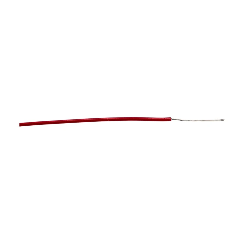 Alpha Wire Hookup Wire TEFLON Series Red 0.06 mm² 30 AWG 7 Strand 30.5 m Polytetrafluoroethylene Insulated 2841/7 RD005
