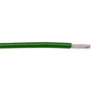 Alpha Wire Hookup Wire TEFLON Series Green 0.33 mm² Silver Plated Copper Conductor 1kV, 30m Length, 22 AWG 5875 GR005