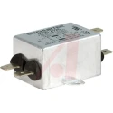 Schurter IEC Filter with Quick Connect Termination, Screw Mount, 250V 1A Line Filter 5500.2026