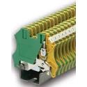 RS PRO 2-Way DIN Rail Earth Block, Polyamide Housing, Screw Termination, Wire Size 12 to 26 AWG, Voltage 8kV 878-7569