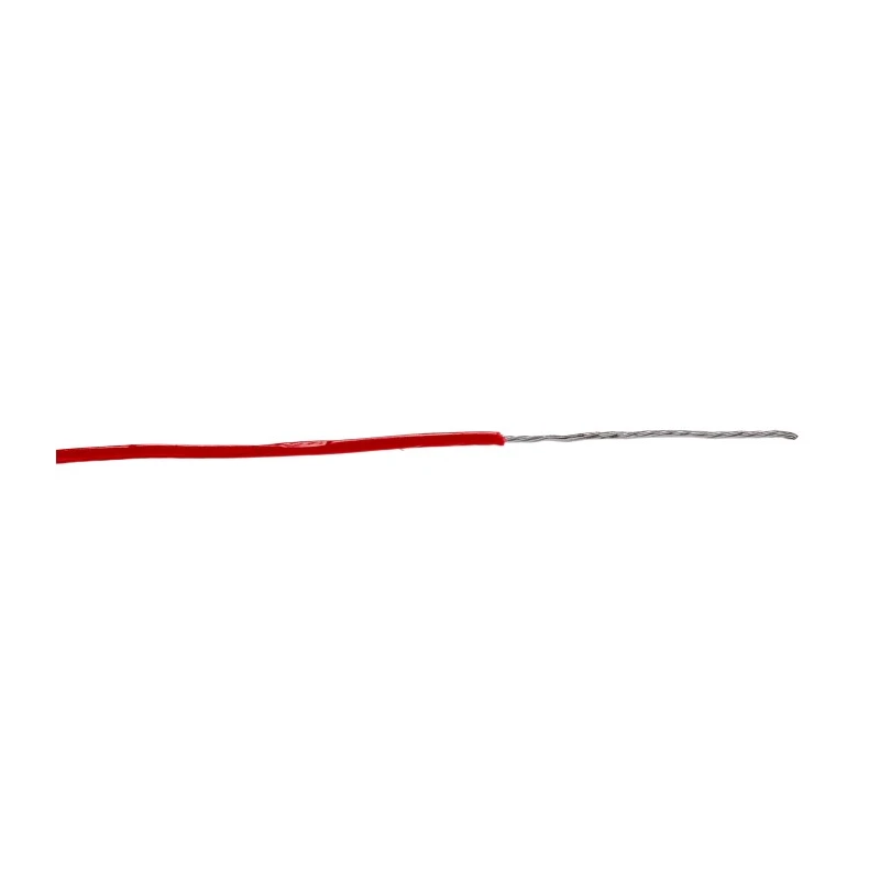 Alpha Wire Hookup Wire TEFLON Series Red 0.09 mm², 28 AWG, 30.5 m Length, 250V, Silver Plated Copper Conductor 2842/7 RD005
