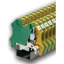 RS PRO 2-Way DIN Rail Earth Block, 0.5mm² to 6mm² Wire Size, Screw Termination, Polyamide Housing, 8kV Voltage 878-7578
