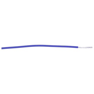 Alpha Wire Hookup Wire TEFLON Series Blue 0.09 mm² 28 AWG 30.5 m Polytetrafluoroethylene Insulated 250V 2842/7 BL005